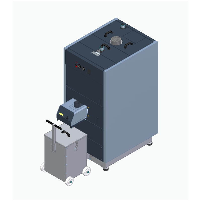 Pelletspanna EcoBasic 100kW med askutmatning