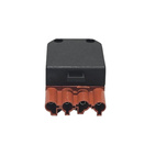 Kontakt 4-pol hona brun HSPB