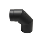Rökrör vinkel 90° (2x45°) Ø180mm med sotlucka