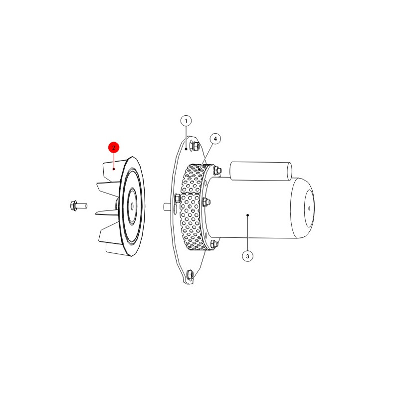 Fläkthjul rökgasfläktmotor HPK-RA Gilles