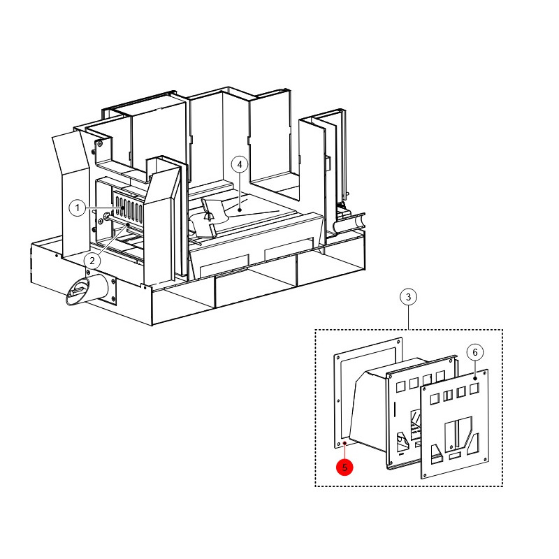 Packning brännare-panna Gilles 7,8,12,2,3